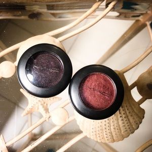 MAC eyeshadow singles.   Barely used